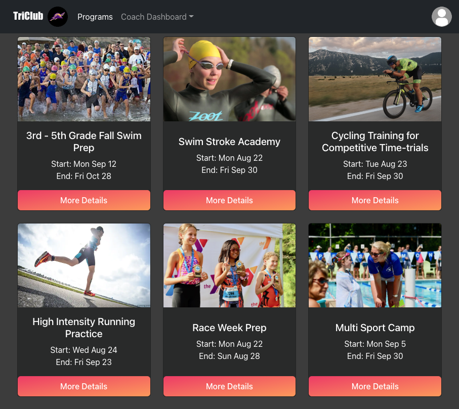TriClub App