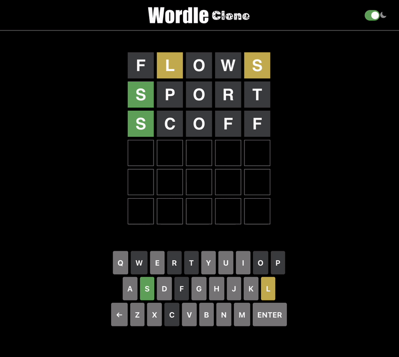 Wordle Clone 